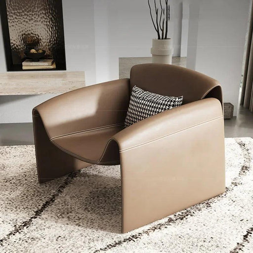 Luxurious Faux Leather Lounge Chair: Enhance Your Home Comfort