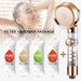 Vitamin C Infused Aromatherapy Spa Shower Head Filter for Hair and Skin Revitalization