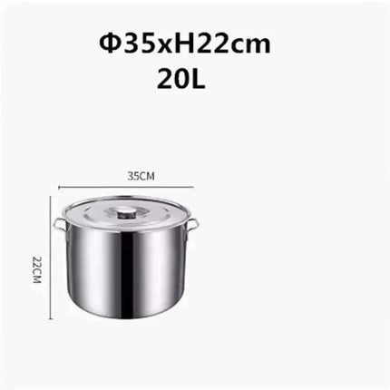 Versatile Stainless Steel Cooking Pot Set with Handle for Easy Transport