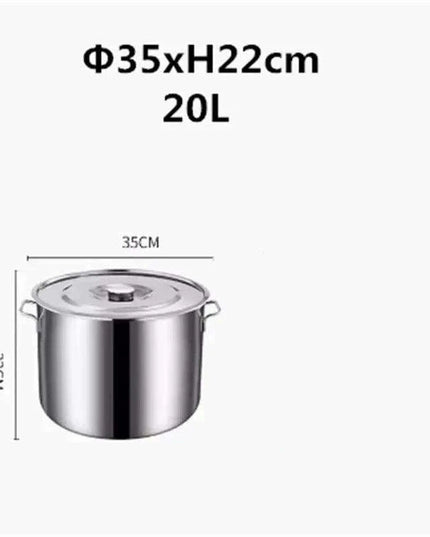 Versatile Stainless Steel Cooking Pot Set with Handle for Easy Transport