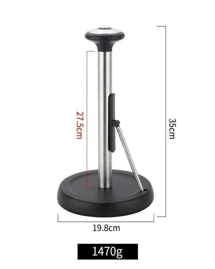 Elegant Stainless Steel Paper Roll Dispenser for Kitchen and Bathroom