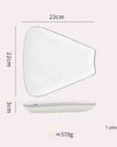 9inch plate white