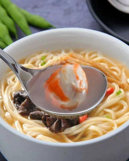 Long Handled Stainless Steel Spoon for Hot Pot, Ice Cream, and More