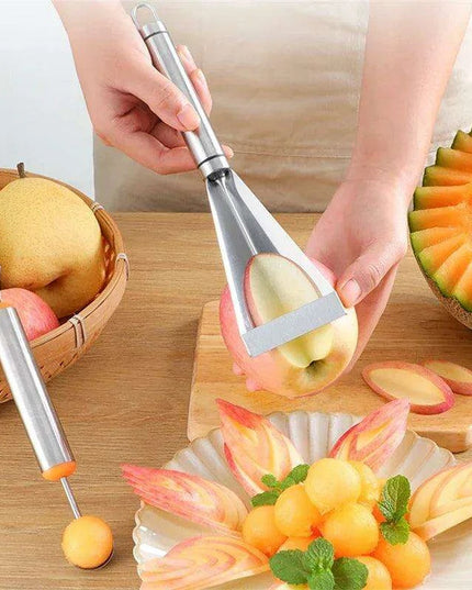 Creative Fruit Carving Knife Set with Artistic Apple Design - Elevate Your Presentation