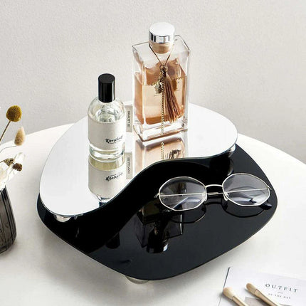 Scandinavian Minimalist Acrylic Makeup Organizer - Chic Home Decor Solution