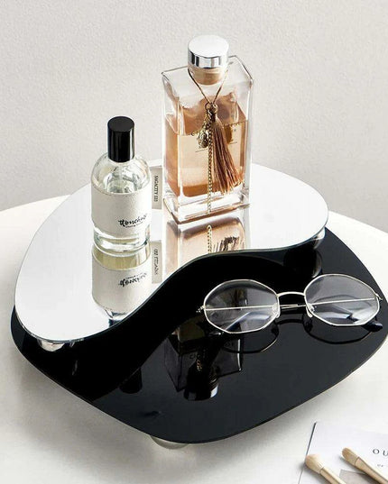 Scandinavian Minimalist Acrylic Makeup Organizer - Chic Home Decor Solution
