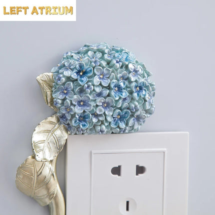 Nordic 3D Light Switch Cover Sticker – Decorative Socket Protector