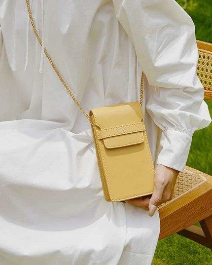 Candy Color Genuine Leather Women's Mini Crossbody Bag - ZOOLER DAPHNE Style #3043