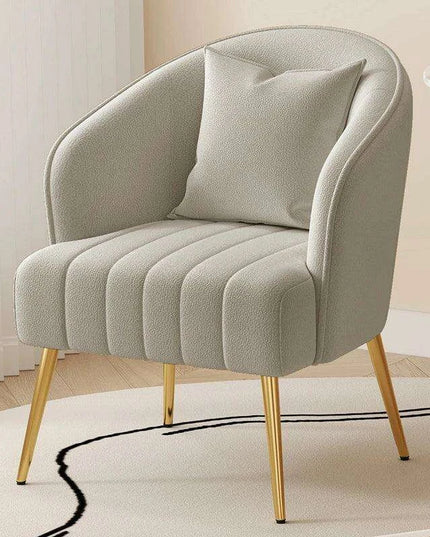 Luxe Scandinavian Lamb Velvet Armchair for Ultimate Comfort and Style