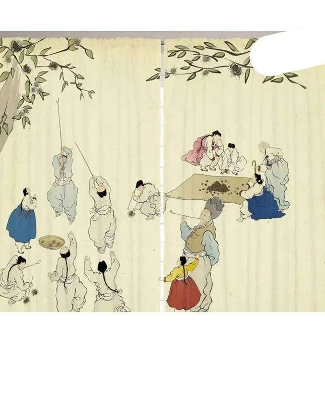 Sophisticated Eggshell Blue Asian Silky Satin Curtain Panels - Luxurious Set of 2, 108" x 108"