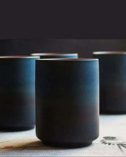 Sophisticated Japanese Stoneware Ombre Coffee and Tea Mug - Ideal for Daily Enjoyment