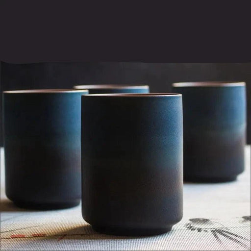 Sophisticated Japanese Stoneware Ombre Coffee and Tea Mug - Ideal for Daily Enjoyment