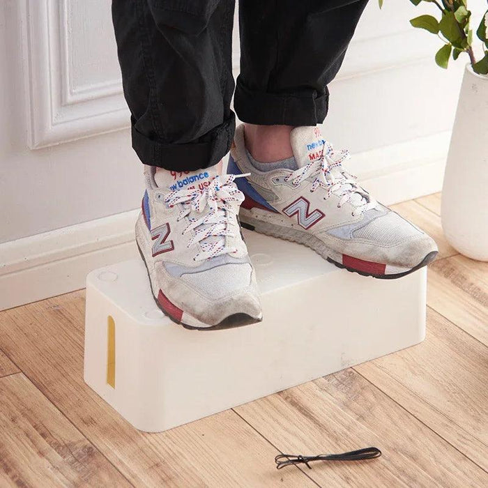 Elegant Wooden Cable Management Box with Enhanced Cooling Features and Versatile Aesthetics