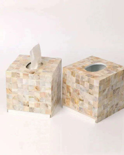 Elegant Seashell Tissue Holder - A Stylish Home Essential