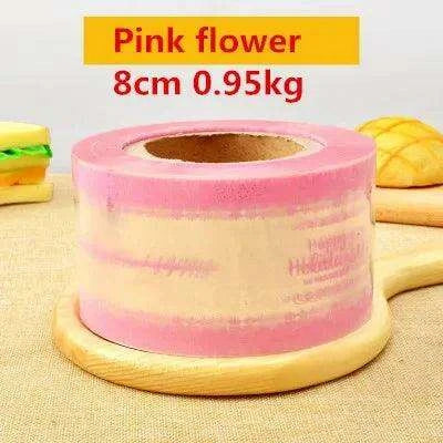 Elegant Transparent Mousse Cake Molds with Decorative Paper Finishing Touches