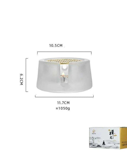 Sleek Japanese Ceramic Tea Warmer and Candle Holder for Luxurious Tea Service