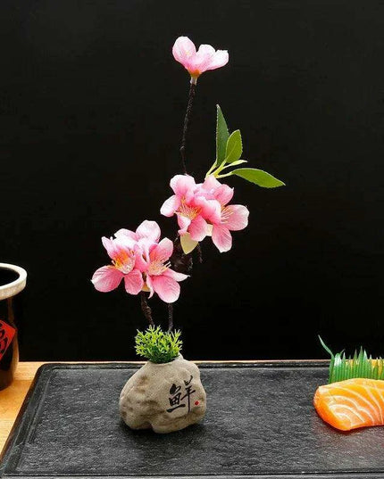 Elegant Floral-Inspired Sushi Serving Set for Luxurious Dining