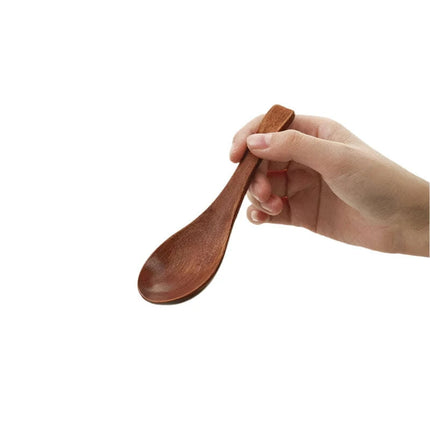 Elegant Japanese Artisan Wooden Soup Spoon with Extended Handle for Fine Dining