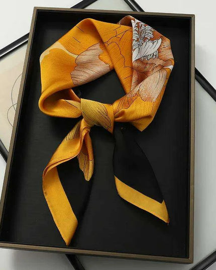 Chic Toddler Elegance: Luxurious 70x70cm Silk Scarf for Ages 6 Months to 4 Years