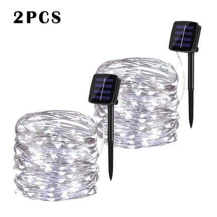 Shop1102743347 32M Solar LED Fairy String Lights - Waterproof & Twinkl