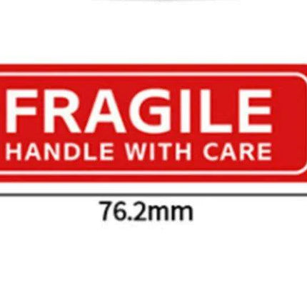 100PCS Premium Fragile Shipping Stickers - High-Visibility Handle with Care Labels