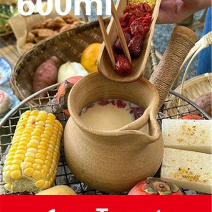 Artisanal Clay Tea Brewing Set with Handcrafted Justice Cup for an Elevated Experience