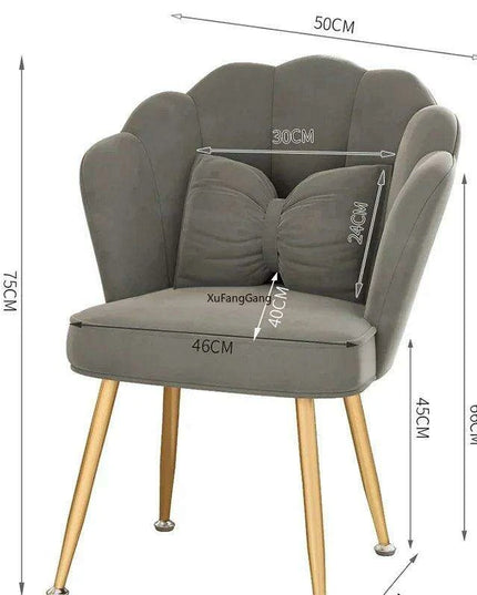 Chic Nordic Velvet Dining Chair Collection - Elegant Home Seating Solution