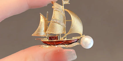 Smooth Sailing Sailboat Brooch, Luxurious Premium Pin for Women, Elegant Accessory for Blazers, Sweaters and Cardigans smooth-sailing-sailboat-brooch-luxurious-premium-pin-for-women-elegant-accessory-for-blazers-sweaters-and-cardigans