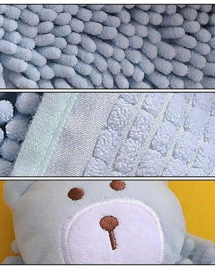 Chenille Animal Hand Towels Set - Elegant Absorbency with Quick Dry Features