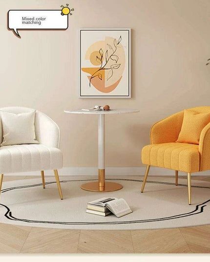 Luxe Scandinavian Lamb Velvet Armchair for Ultimate Comfort and Style