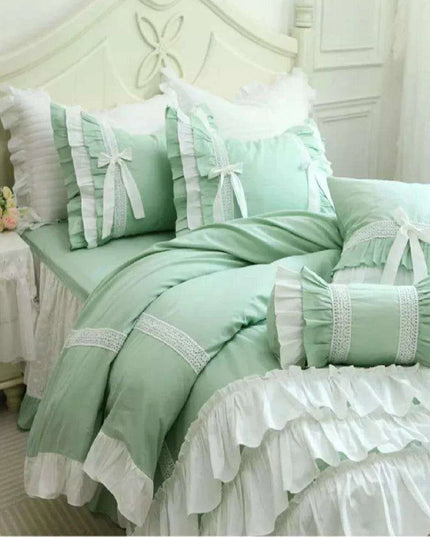Royal French Korean Cotton Bedding Ensemble