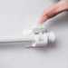 Heavy-Duty Waterproof Curtain Rod Brackets with Easy Peel-and-Stick Installation