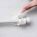 Easy-Install Waterproof Curtain Rod Brackets - Heavy-Duty, No-Drill Hanging Solution