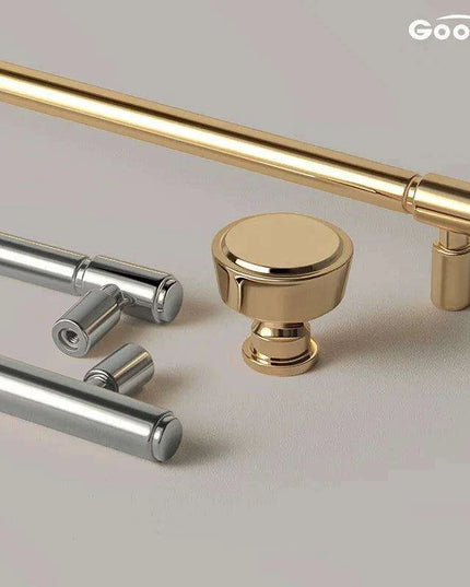 Retro Brass Cabinet Handles - Chic Vintage Pulls for Furniture Revitalization