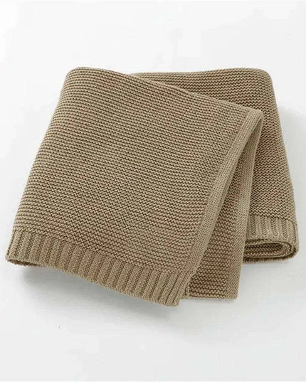 Personalized Embroidered Cotton Baby Blanket - Luxurious Custom Gift for Infants, Ideal for Cozy Sleep