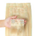 Invisible Seamless Clip-In Human Hair Extensions - 8 Piece Set, 100G/120G, 12-22 Inch Lengths