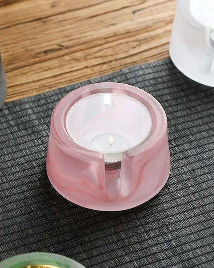Sleek Japanese Ceramic Tea Warmer and Candle Holder for Luxurious Tea Service