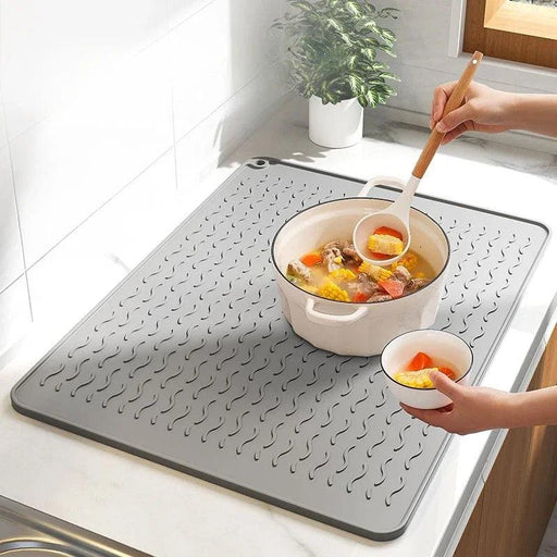 Japan-Inspired Eco-Friendly Silicone Kitchen Mats: Heat-Resistant Set for Countertop Protection