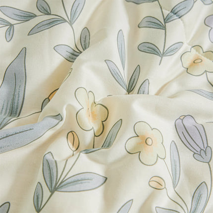 Floral Cotton Summer Quilt — Lightweight Skin-Friendly Comforter