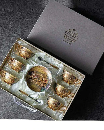 Luxurious European Bone China Tea Set - Elevate Your Tea Rituals