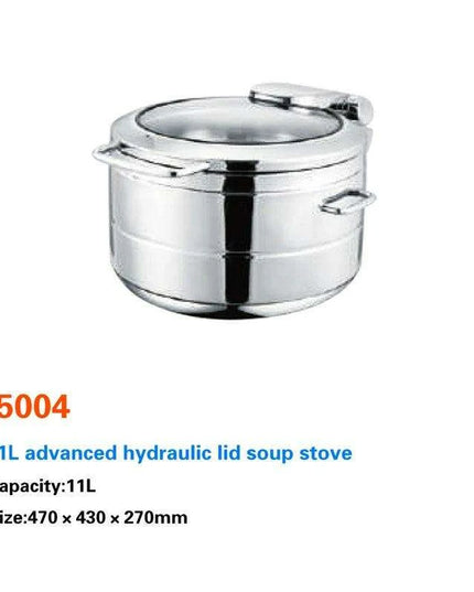 Sophisticated Hydraulic Stainless Steel Catering Chafing Dish Set for Upscale Events