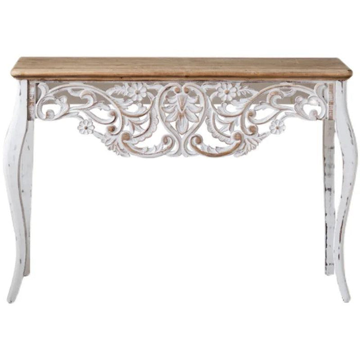 American Antique Style Solid Wood Console Table - Elevate Your Home with Sophistication