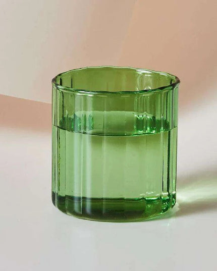 Vibrant Heat-Resistant Glass Mug Collection - Set of 6 Stylish Cups for Every Occasion