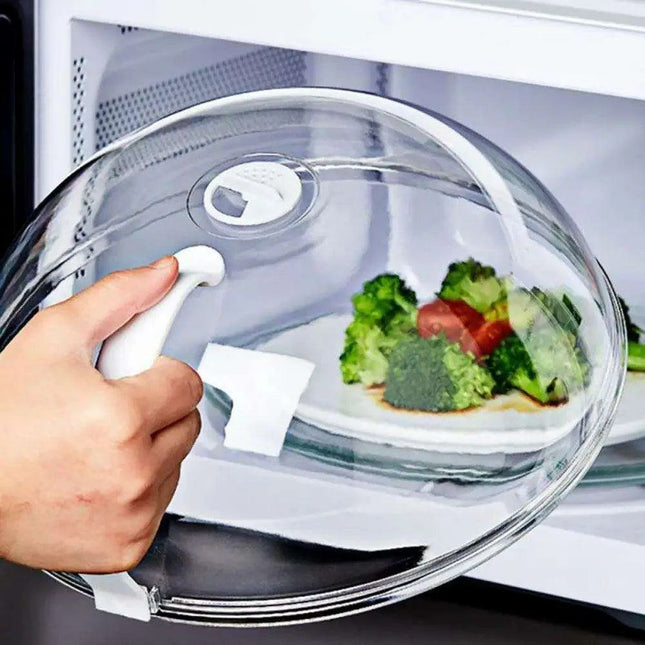 Microwave Splash Shield with Ventilation for Effortless Cleanup