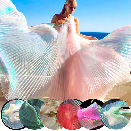 Pleated Organza Fabric — 100 × 150 cm, DIY Sewing & Dressmaking