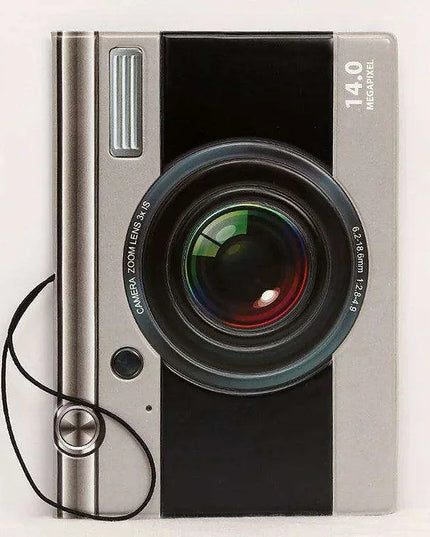 Chic 3D Printed Passport Holder with Card Slots and Faux Leather Texture