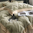 Green / Queen Size 4pcs / Fitted Bed Sheet