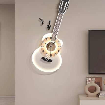 Modern Minimalist Wall Lamp with Art Clock Face