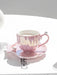 Elegant Pearl Shell Ceramic Tea and Coffee Ensemble - Transform Your Afternoon Experience