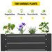 Elevate Your Gardening Game with the Durable Steel Planter Box Bed